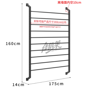 Wall Mounting Film Display Rack - 160 x 175 x 14